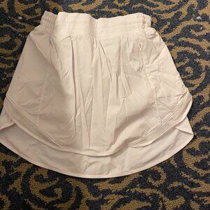 Lululemon Hotty Hot White Skirt